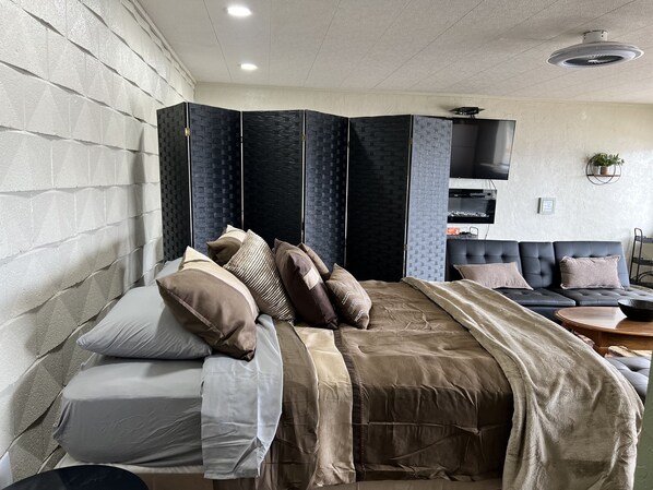 1 makuuhuone, ilmainen Wi-Fi, vuodevaatteet