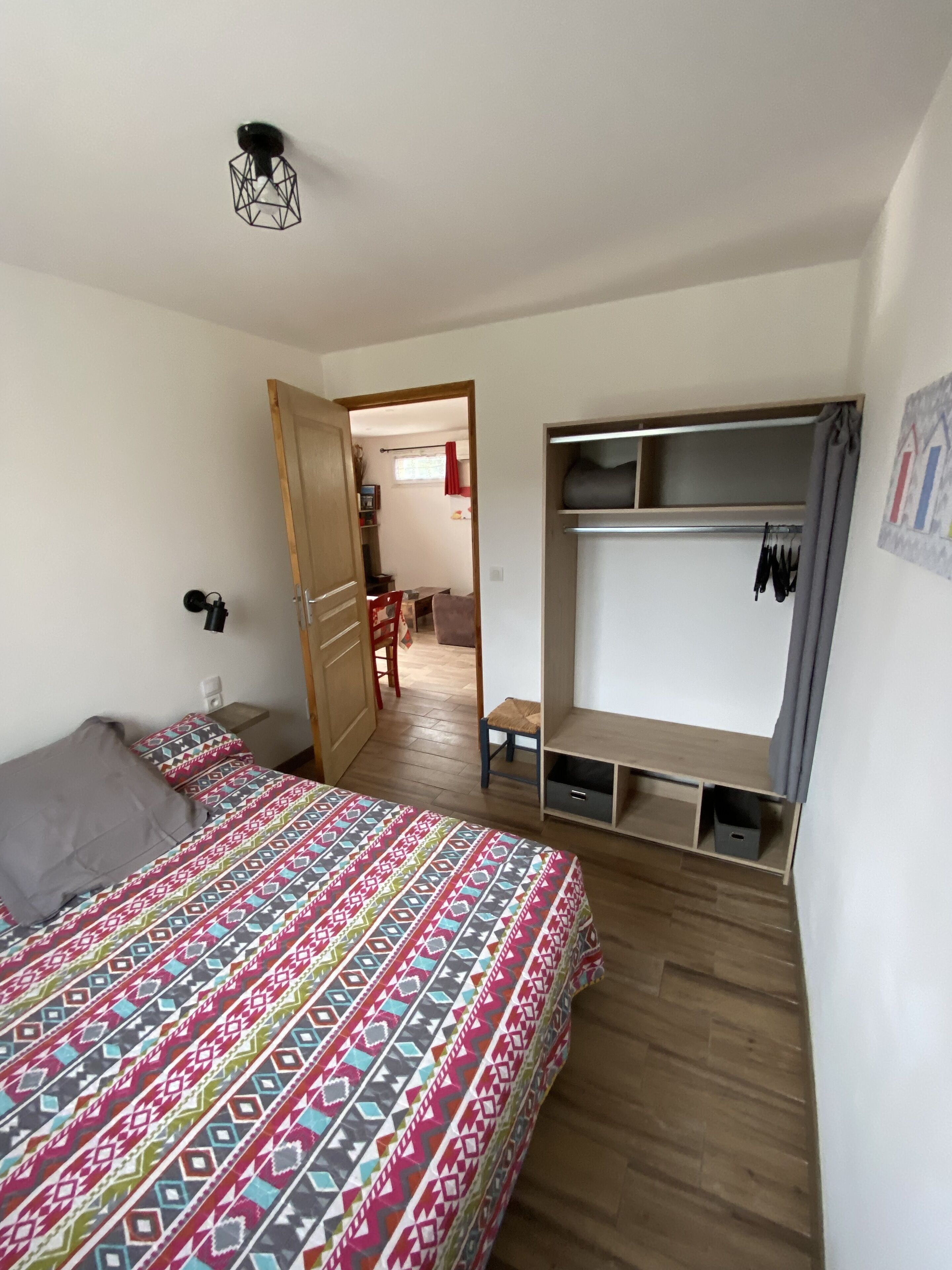 2 bedrooms, iron/ironing board, travel crib, free WiFi