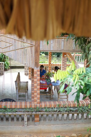 Aussenbereich für Bankette