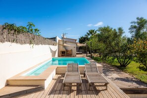 Pool - Country House 'Finca Es Canyaret' with Mountain View, Pool & Garden (Capdepera)