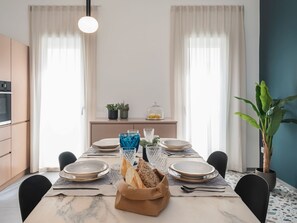 Family Apartment | Private kitchen - living u HomeSuites (Lecce)
