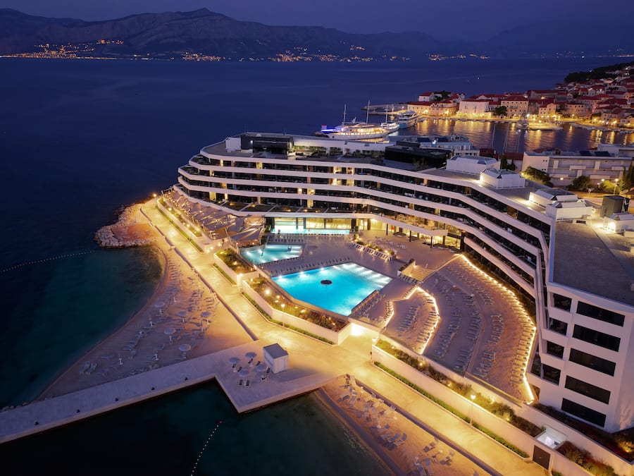 Front of property - evening/night