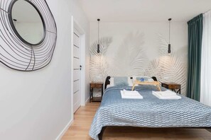2 habitaciones, cuna de viaje, wifi y ropa de cama 