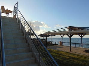 Handrails in stairways