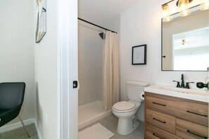 Bathtub, hair dryer