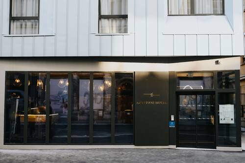 Voorkant van accommodatie