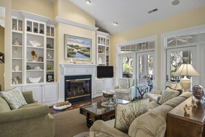 Televisión y reproductor de DVD 