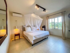2 bedrooms, iron/ironing board, travel cot, WiFi