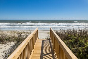 Accommodatie ligt op het strand