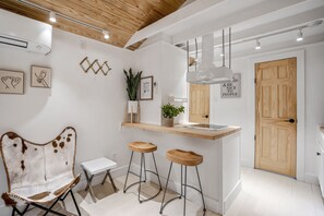 Interior - Historic Heights Rustic Urban Tiny Cabin (Houston)