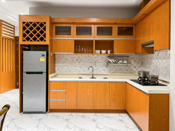 Appartement | Cuisine privée | Réfrigérateur, lave-vaisselle, congélateur