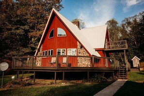 Exterior - Secluded A-Frame |Gathering Barn| Hot tub|Firepit (Logan)