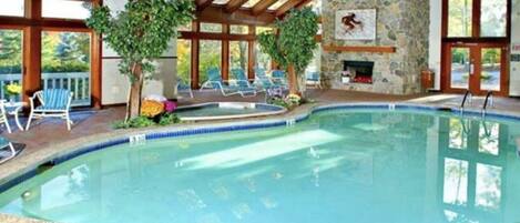 Indoor pool, outdoor pool