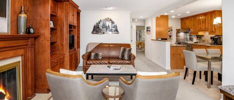 スマートテレビ、暖炉