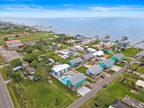 منظر من الجو على ارتفاع عالٍ