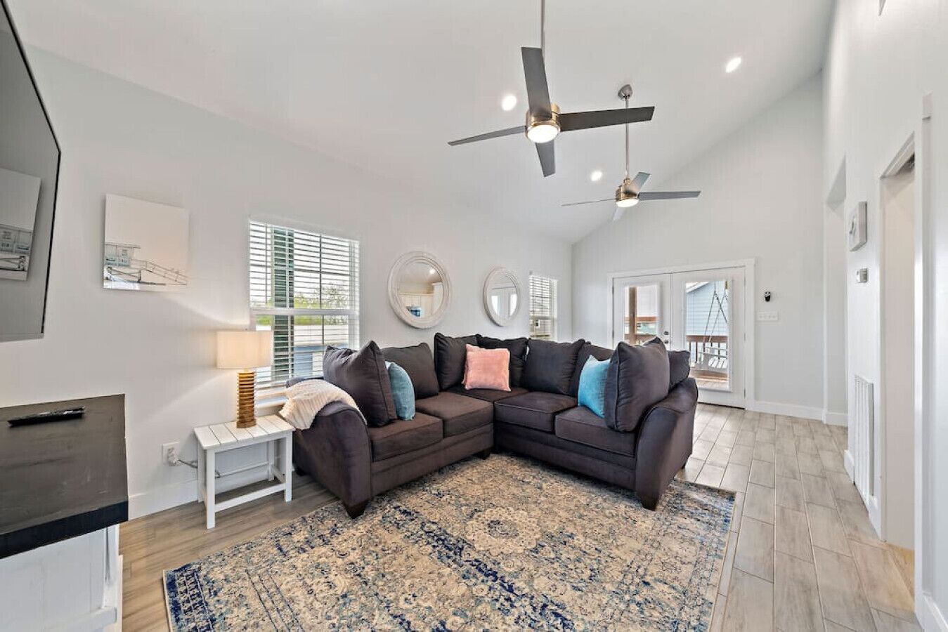 Smart TV, video games, foosball, table tennis