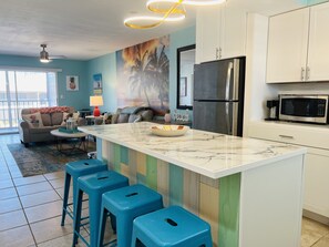 Interior - Margaritaville Themed Condo, King Bed Suite, Waterfront + Pool, Near Downtown (Cape Coral)