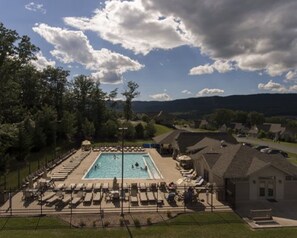 Indoor pool, outdoor pool