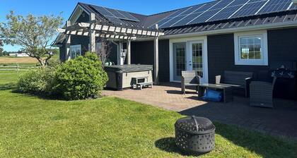 Executive Water View Home With Hot Tub, Just 3 Minutes To Barachois Beach