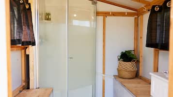 Shower, toilet paper