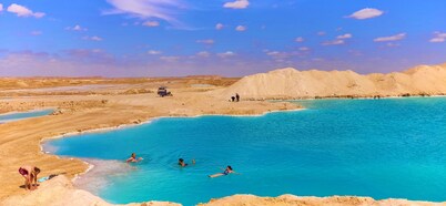 Santarya Siwa resort oasis Hot natuwater springs  meets the desert  in one place