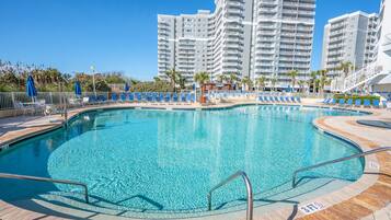 Indoor pool, a heated pool