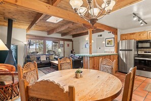 Interior - Fort Marcy 54 | Walk to Plaza | Kiva Fireplace | Full Kitchen | Hot Tub | Pool | Single Level (Santa Fe)