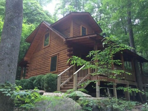 AMAZING & COZY LOG CABIN IN WOODS