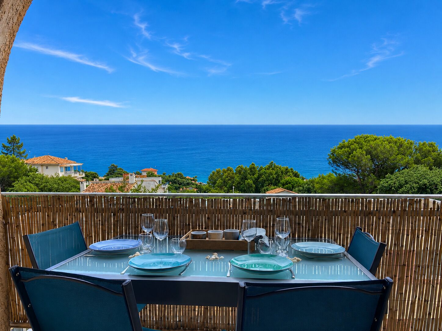 Vue mer depuis la terrasse