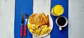 Daily local cuisine breakfast (USD 2.50 per person)
