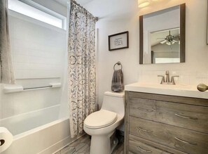 Shower, hair dryer