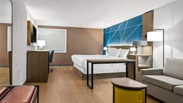 Quarto standard, 1 cama King, para não fumantes | Roupas de cama premium