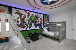 7 bedrooms, iron/ironing board, travel crib, free WiFi
