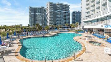 Indoor pool, outdoor pool