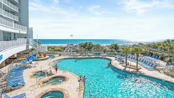 Indoor pool, outdoor pool