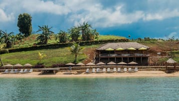 Vue depuis lâhĂ©bergement