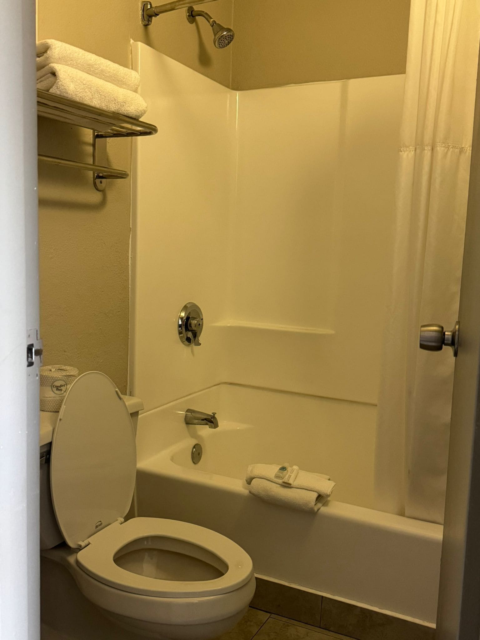 room, 1 king bed, non smoking | bathroom | combined shower/bathtub, free toiletries, towels