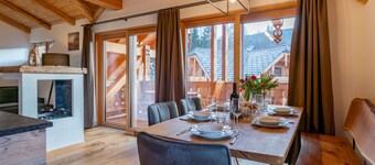 Luxurious penthouse apartment with sauna