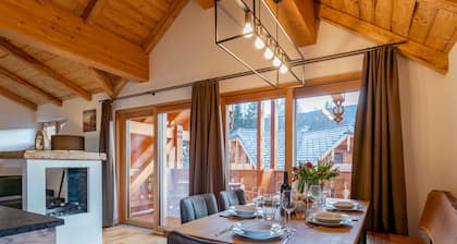 Luxurious penthouse apartment with sauna