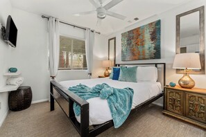 3 bedrooms, desk, iron/ironing board, free WiFi