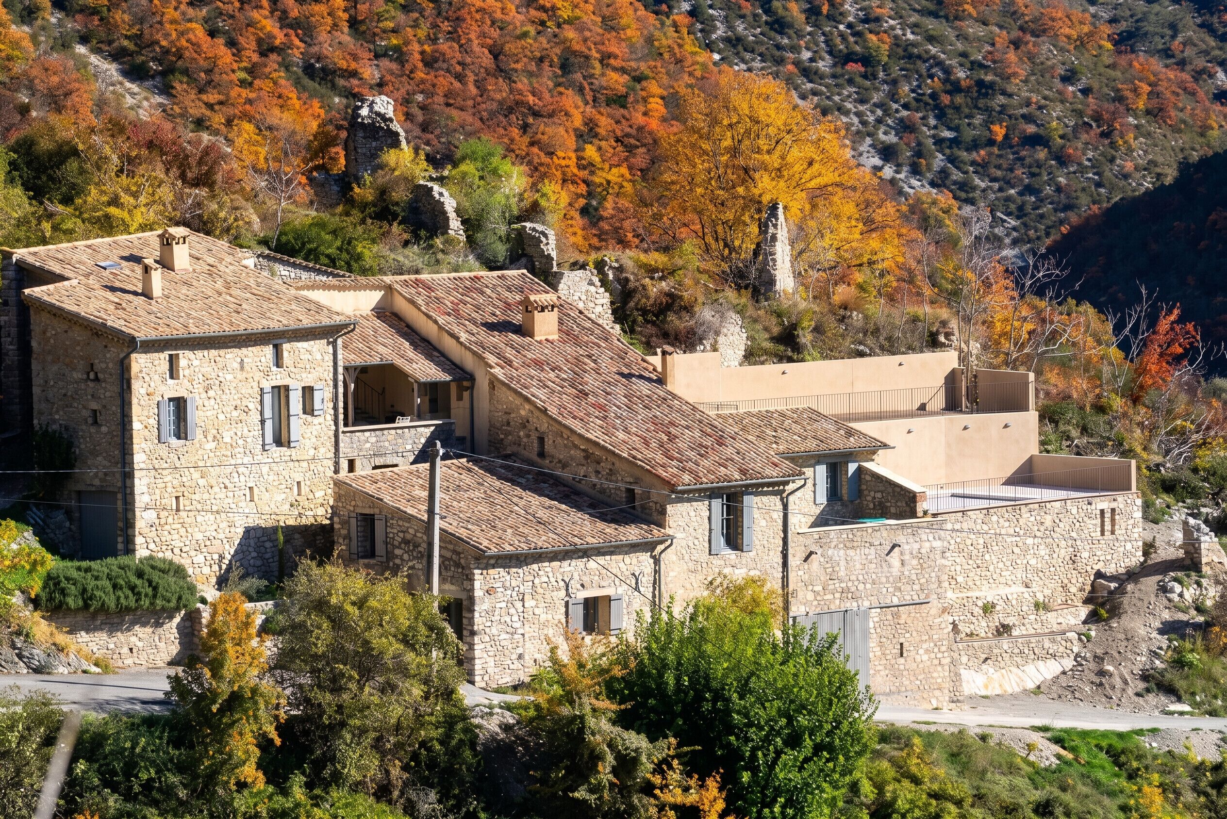Vue aérienne