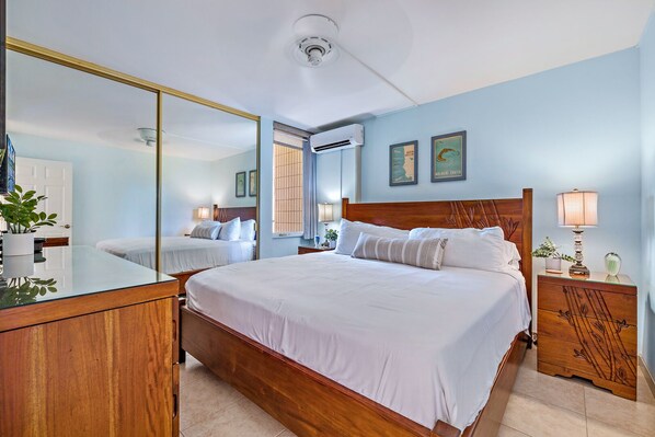 1 bedroom, iron/ironing board, free WiFi, bed sheets