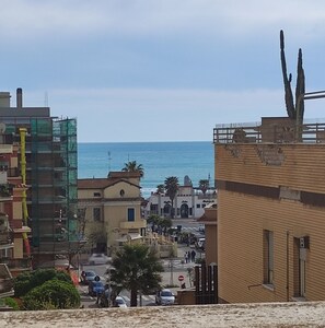 Blick von der Unterkunft