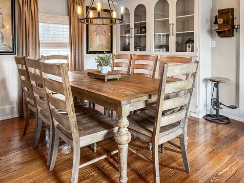 Historic Downtown Gem | Walk to Shops & Dining | Fire Pit + Bikes