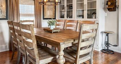 Historic Downtown Gem | Walk to Shops & Dining | Fire Pit + Bikes