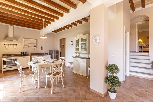 Standard Apartment, Multiple Bedrooms, 2 Bathrooms (Le Acetaie With Shared Pool) | Dining - Il Conventaccio Luxury Resort (Ficulle)