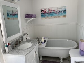Bathtub - Ocean front 4 Bedroom / 2 Bath cottage (Saco)