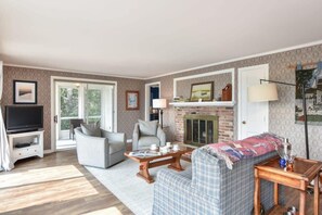 TV, offices - Huge Deck Perfect for Lounging w Sweeping Views! (Wellfleet)