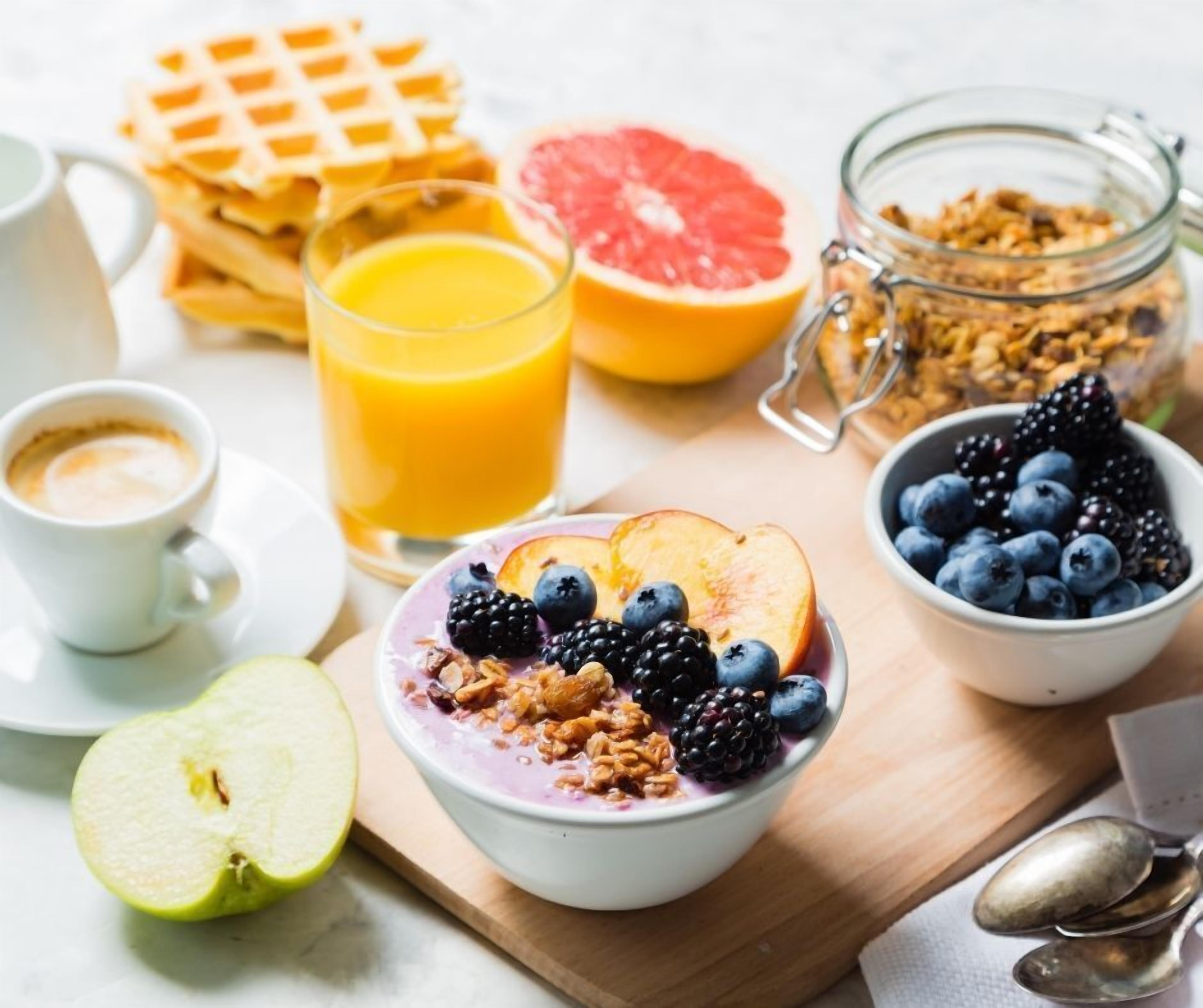 Frokostbuffé er inkludert hver dag
