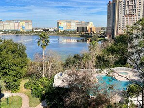 Outdoor pool - E1706 - 2 Suite Condo Near Universal With Pool (Orlando)